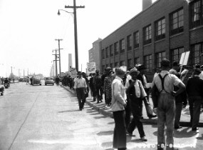 1942 Ford Rouge Plant Employment Office - demonstration